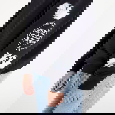 Sweatshirt Y-3 Y-3 Graphic Crew Sweatshirt Svart | JX4749, 3