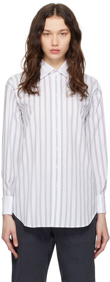 Skjorta rag & bone rag & bone Diana Striped Shirt Vit | WAW23HA0224622, 0