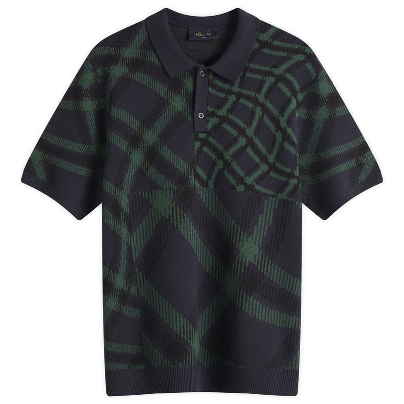 Polotröja Dime Dime Antique Knit Polo Mörkblå | DIMESP258NVY