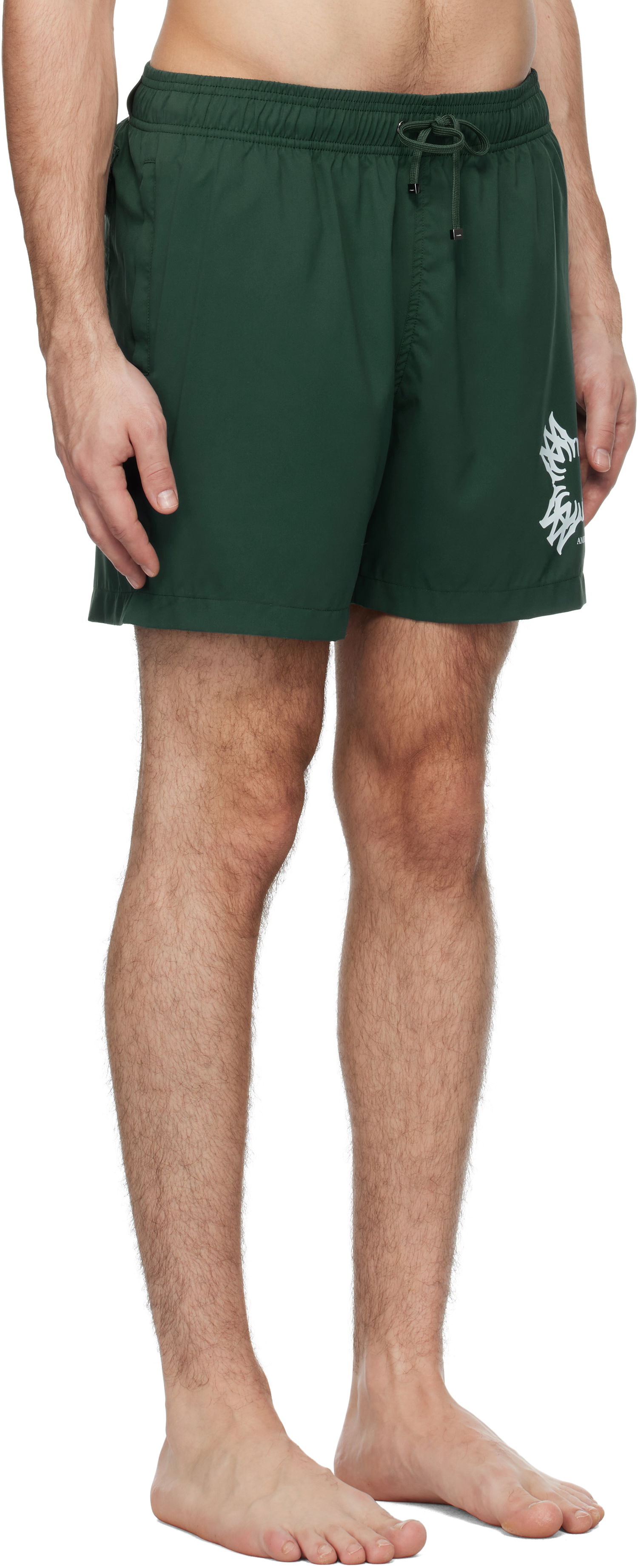 Badkläder AMIRI Quad Swim Shorts Grön | AMSWTK1025, 1