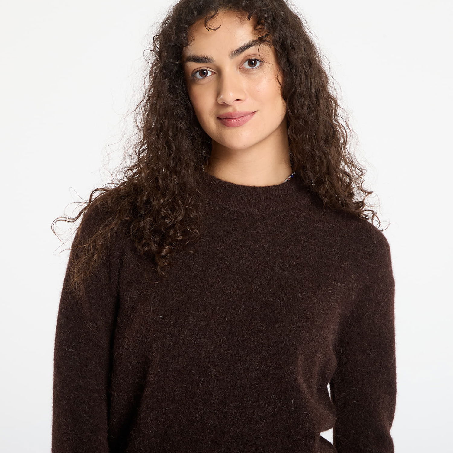 Sweater Samsoe Samsoe Sweater Anour O-N Brun | F18422025_191111TCX, 1