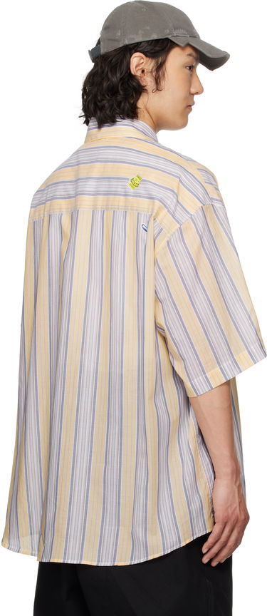 Skjorta Martine Rose Martine Rose Cotton Stripe Shirt Gul | 440WS21306, 2