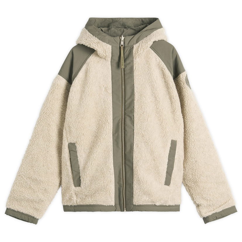 Bomberjacka Canada Goose Alberni Reversible Fleece Bomber Jacket Beige | 7067M-9441