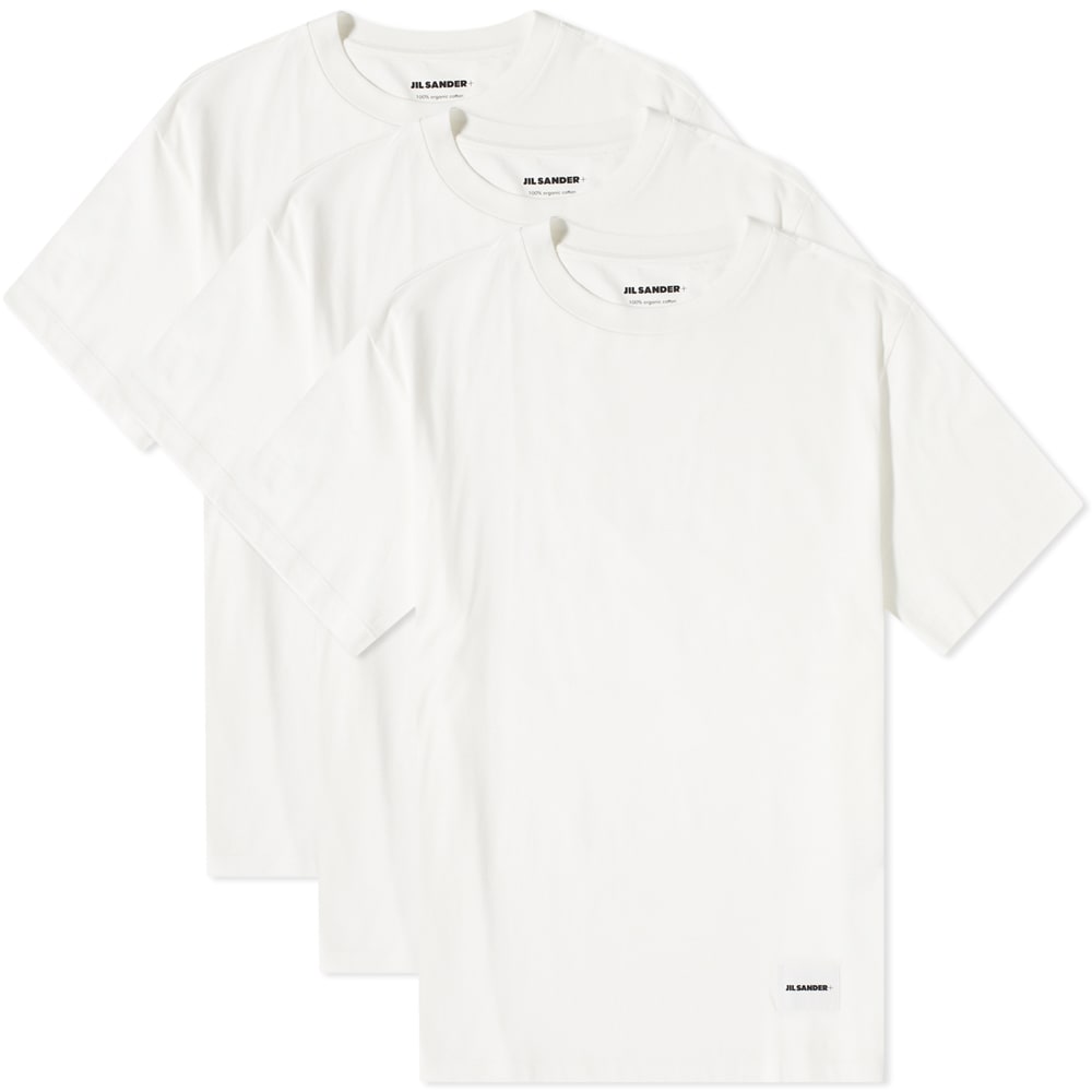 T-shirt Jil Sander 3 Pack Tee Vit | J47GC0001-J45048-100, 0