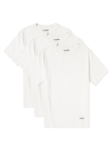 T-shirt Jil Sander 3 Pack Tee Vit | J47GC0001-J45048-100