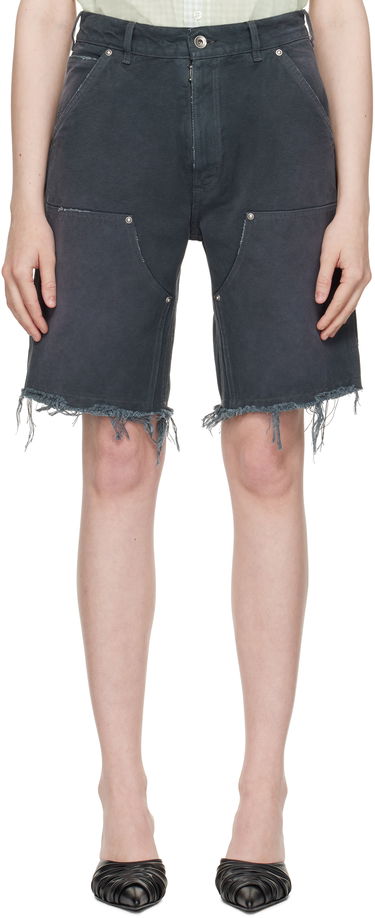 Shorts Maison Margiela Maison Margiela Studded Denim Shorts Grå | S50MU0087 M35255, 0