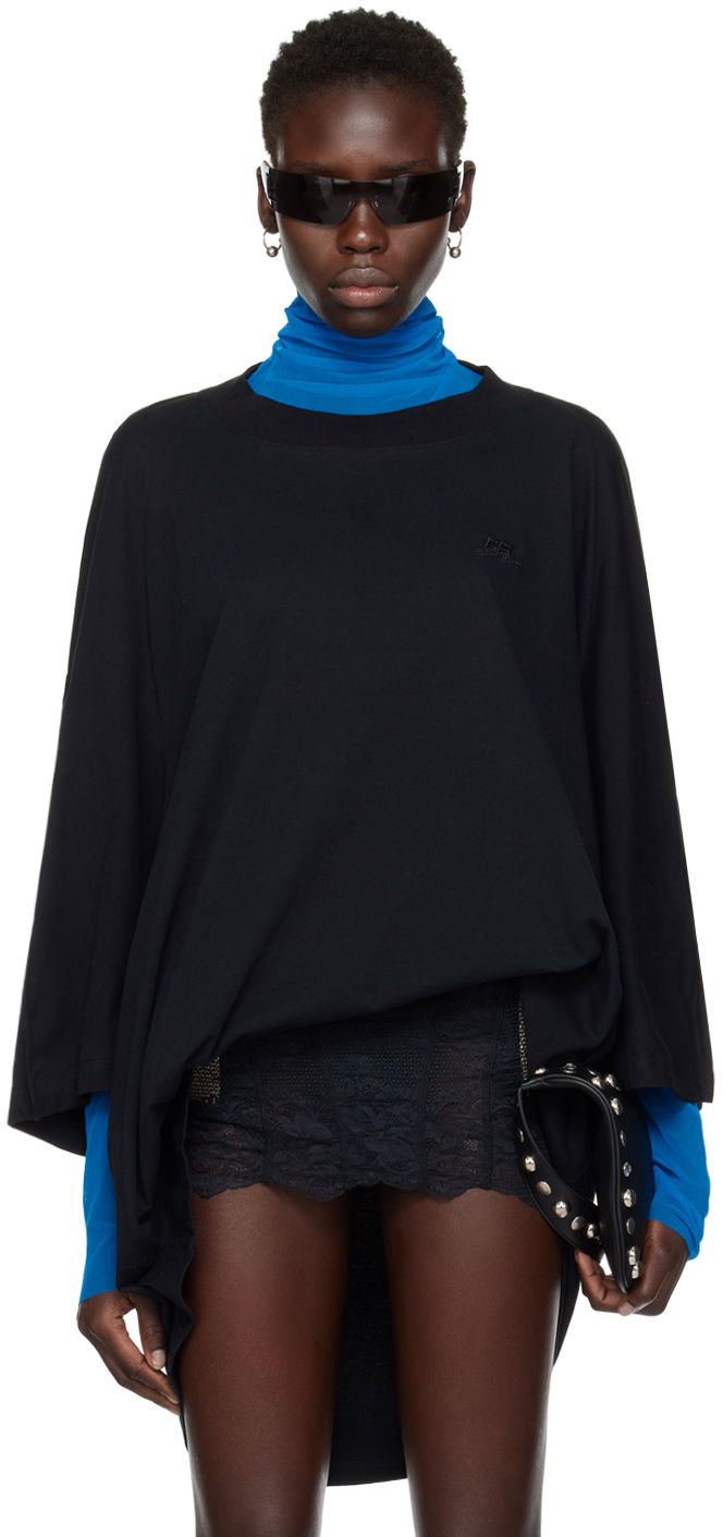 T-shirt Jean Paul Gaultier Jean Paul Gaultier Shayne Oliver Edition Oversized T-Shirt Svart | 24/27-U-TS068B-J063-00A