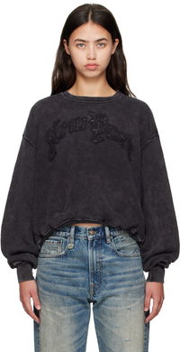 R13 'New York' Balloon Crewneck Sweatshirt