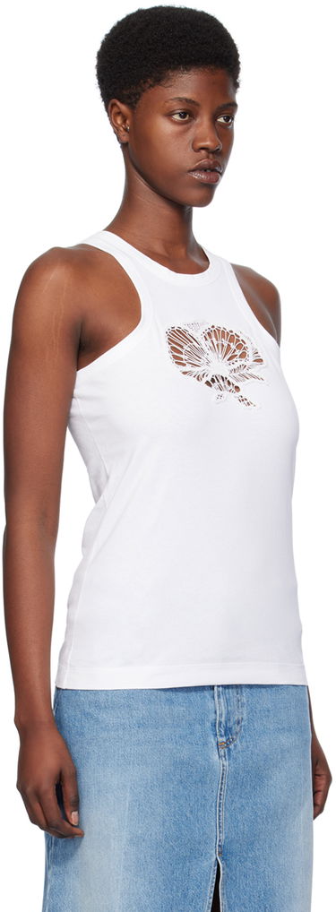 Linne Stella McCartney Stella McCartney Crochet Cutout Tank Top Vit | 6J02783SPY59, 1