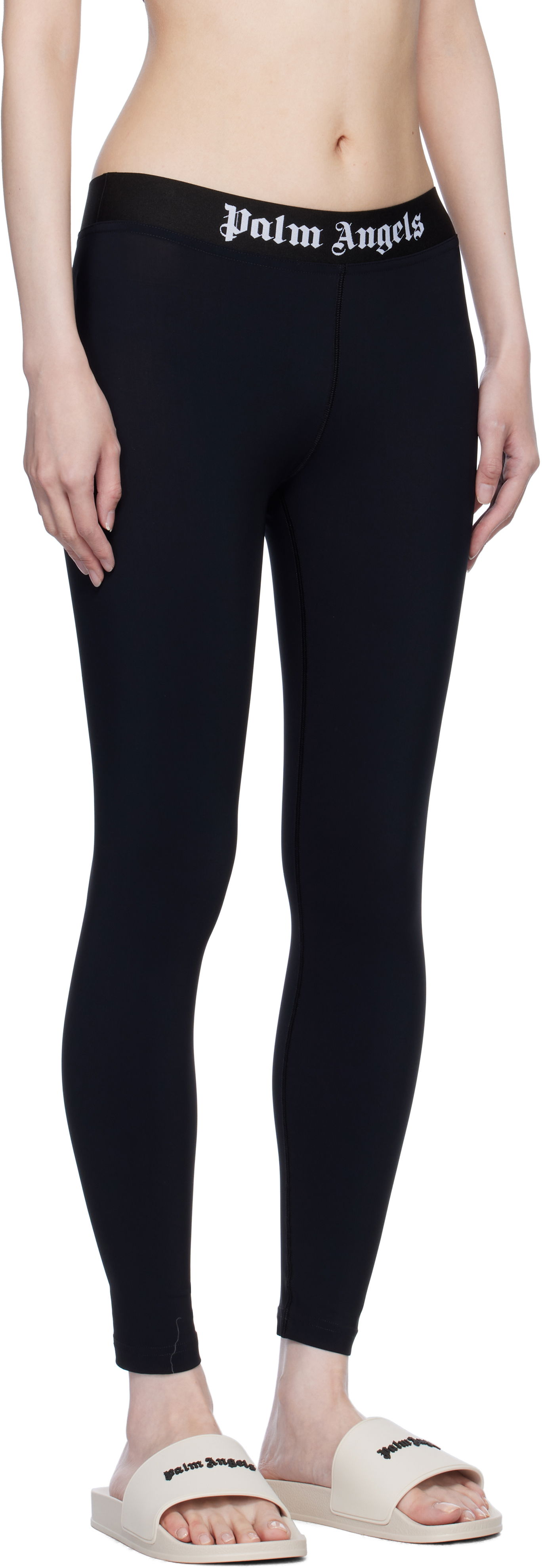 Damasker Palm Angels Leggings Svart | PWVG016C99FAB0011001, 1