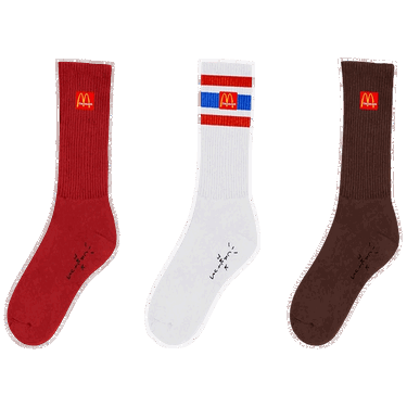 Underkläder och strumpor Cactus Jack by Travis Scott McDonalds x Arches Sock Pack Flerfärgad | CJMD AS77 MULT, 0
