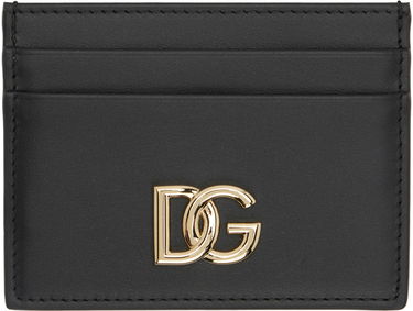 Plånbok Dolce & Gabbana Black 'DG' Card Holder Svart | BI0330 AW576, 0