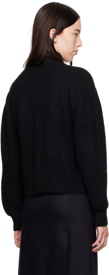 Sweater Loulou de Saison Loulou de Saison Manoa Knit Cardigan Svart | MANOA, 2