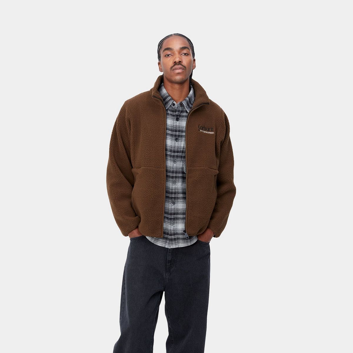 Jacka Carhartt WIP Draper Liner Brun | I032245_1CN_XX, 0