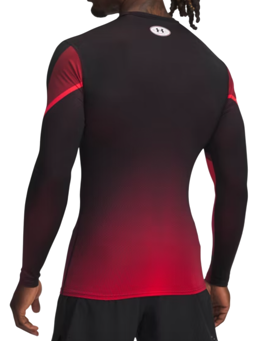 T-shirt Under Armour Under Armour HeatGear Sub Crew Long Sleeve T-Shirt Svart | 6007631-600, 1