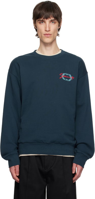 Sweater Givenchy Givenchy Medallion Sweatshirt Mörkblå | BMJ0LC3YQE404, 0