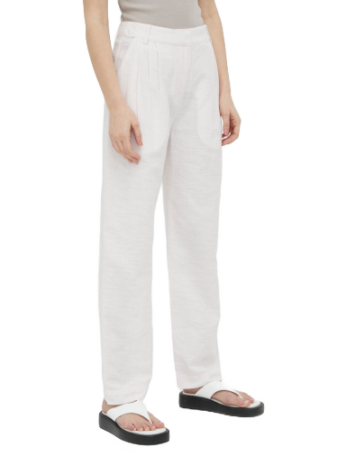 Byxor Samsoe Samsoe Meme Trousers Vit | F23100168