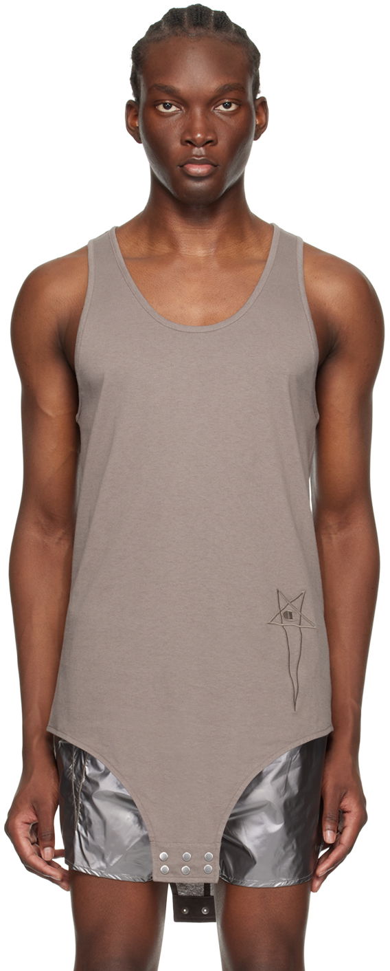 Linne Rick Owens Edition Basketball Tank Top Grå | CM01D9233 CHJER