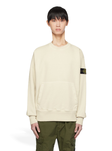 Sweatshirt Stone Island Garment-Dyed Sweatshirt "Off-White" Beige | 791567555
