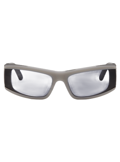 Solglasögon Balenciaga Rectangular Sunglasses Grå | BB0301S-003