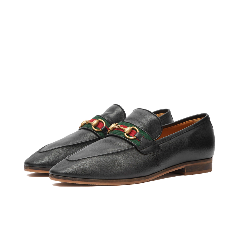 Sneakers och skor Gucci Men's Paride Monogram Loafer Black Svart | 759473-AACOT-1084