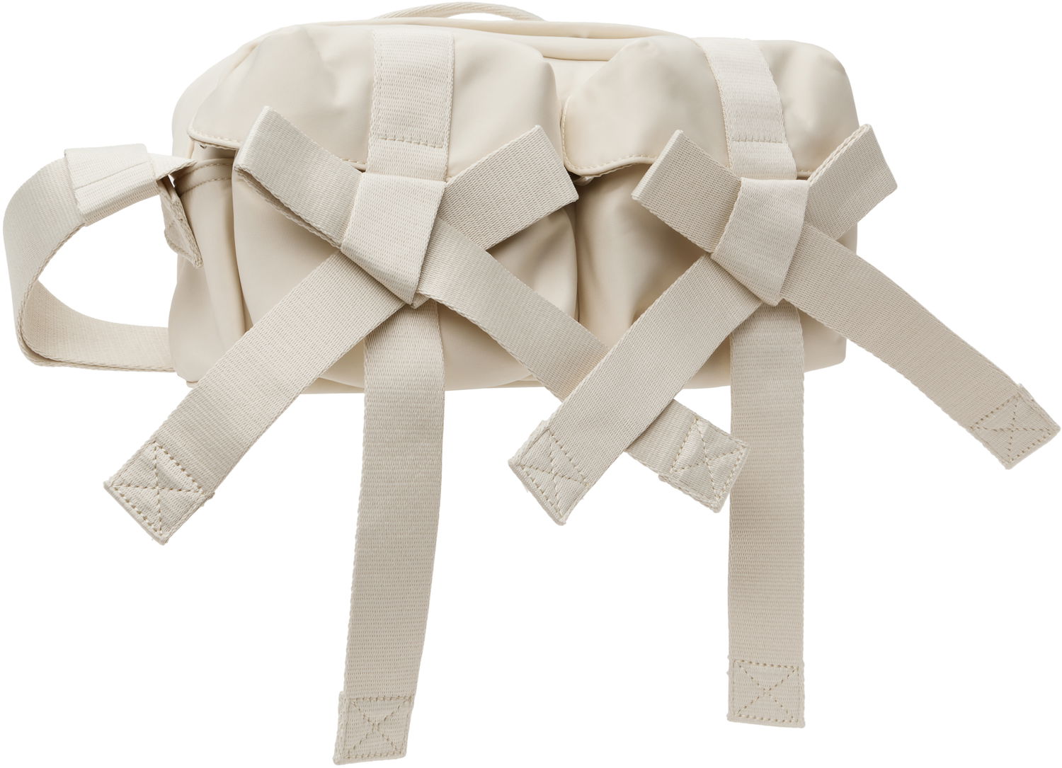 Midjeväska Simone Rocha Simone Rocha Classic Bow Crossbody Bag Beige | BAG149 0761, 1
