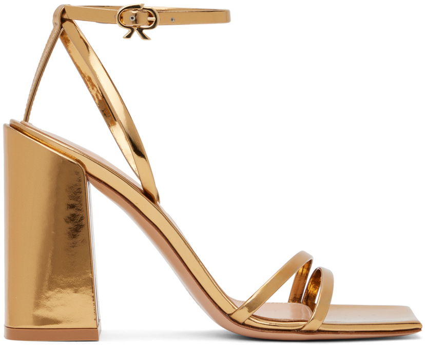 Tillbehör Gianvito Rossi Gianvito Rossi Heeled Sandals Metallisk | G32336.95RIC.MET