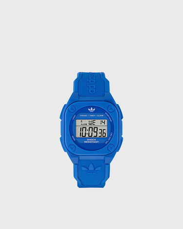 Klocka adidas Originals Shock Resistant Digital Watch with Chronograph, Timer, Alarm, Resin Case and Strap Blå | AOST25030, 1