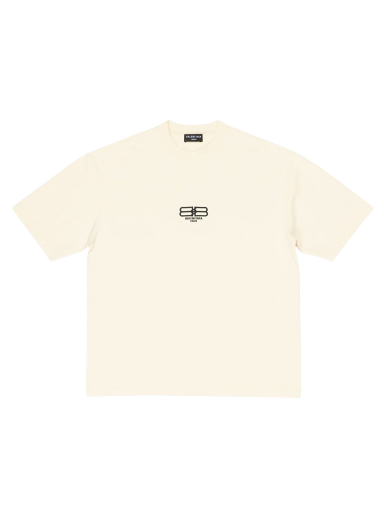 T-shirt Balenciaga BB Paris Icon Medium Fit T-shirt Vit | 612966TMVG79069