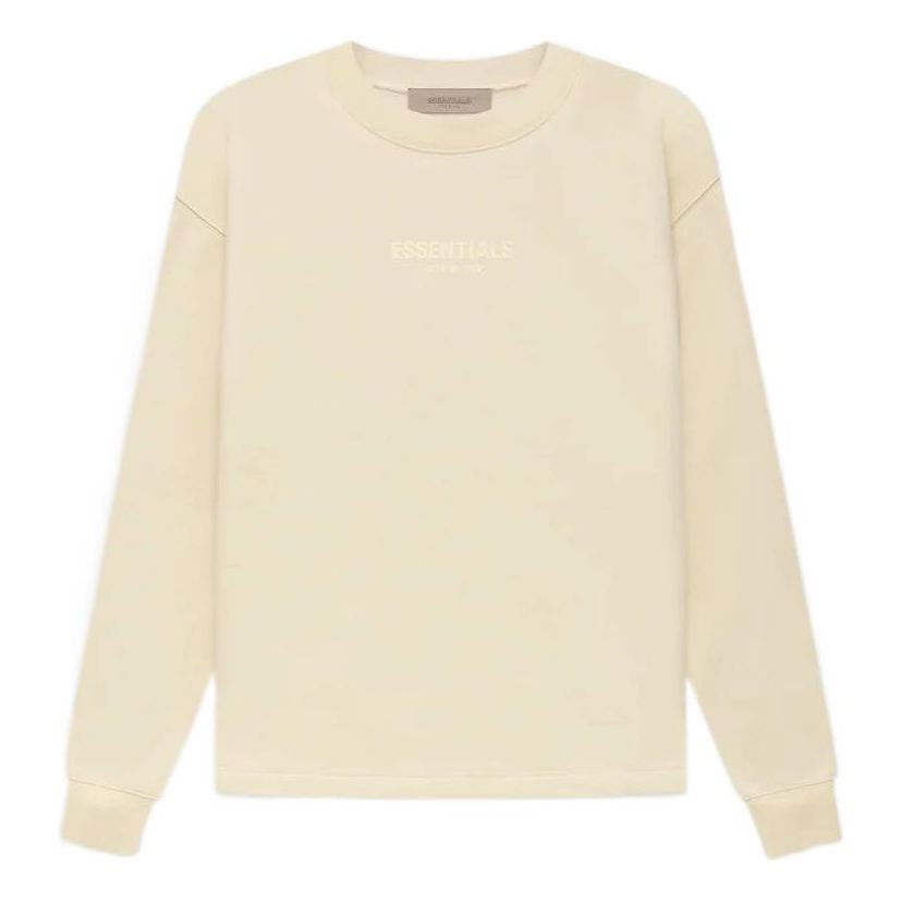 Sweatshirt Fear of God Essentials Relaxed Crewneck Beige | FOG-FW22-670