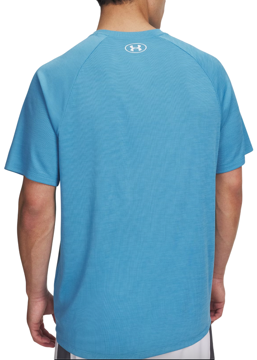 T-shirt Under Armour Tech Textured Short Sleeve T-Shirt Blå | 1382796-453, 1