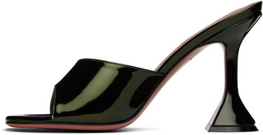 Sneakers och skor Amina Muaddi Lupita Slipper Heeled Sandals Grön | LUPITA SLIPPER MIRROR, 2