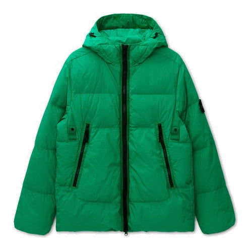 Pufferjacka Stone Island Hooded Padded Down Jacket Grön | 751540123-V0050
