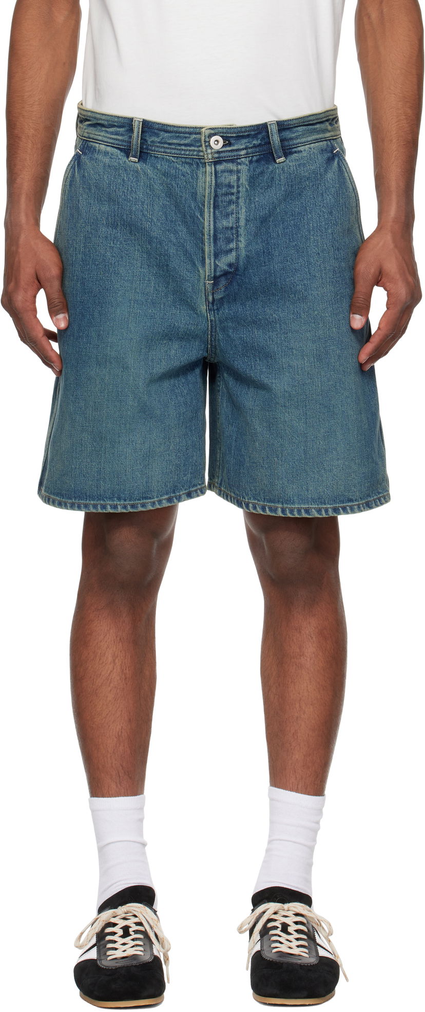 Shorts Jil Sander Jil Sander Faded Denim Shorts Blå | J47KA0267_J45291