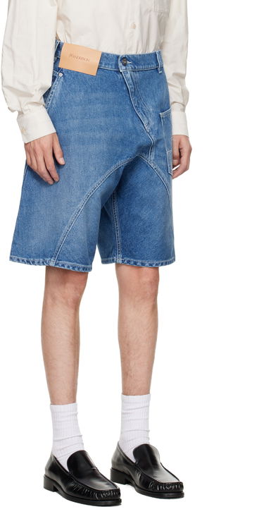 Shorts JW Anderson JW Anderson Twisted Workwear Denim Shorts Blå | DT0123-PG1735, 1