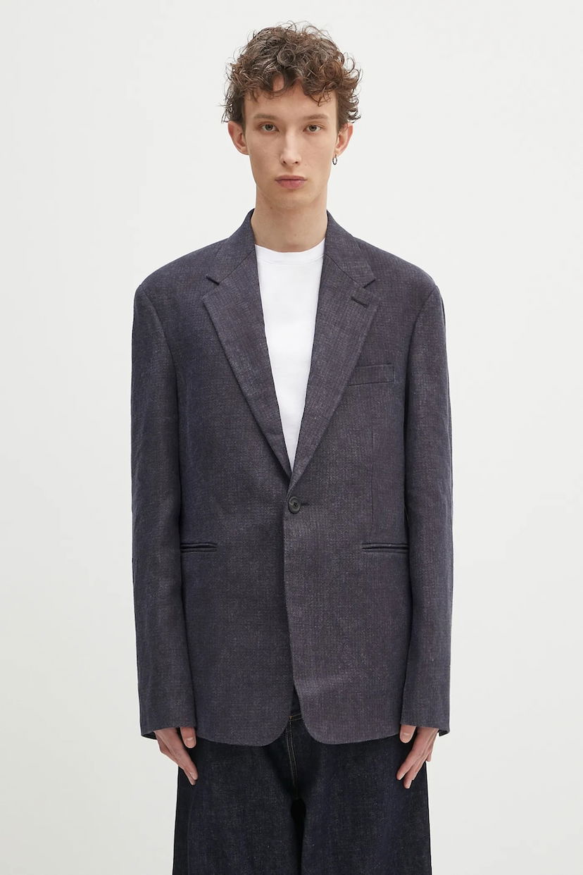 Jacka OUR LEGACY Our Legacy Unconstructed Shinjuku Blazer Mörkblå | M2250UD