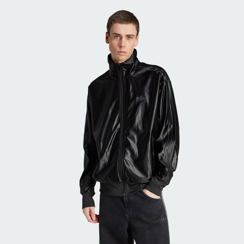 Träningsoverall adidas Performance Firebird Metallic Track Jacket Svart | JW5960