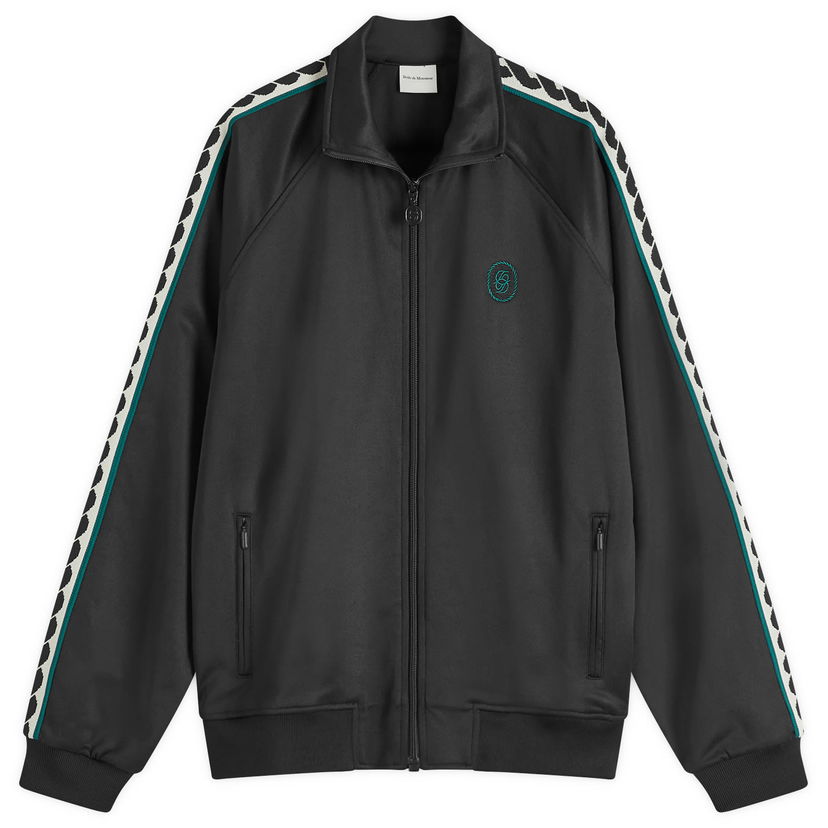Jacka Drôle de Monsieur Taping Track Jacket Svart | PERM-SJ007-PL135-BL