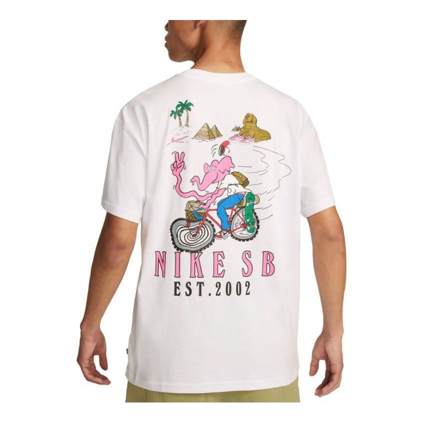 T-shirt Nike SB Skate Graphic T-Shirt Vit | FJ1142-100, 0