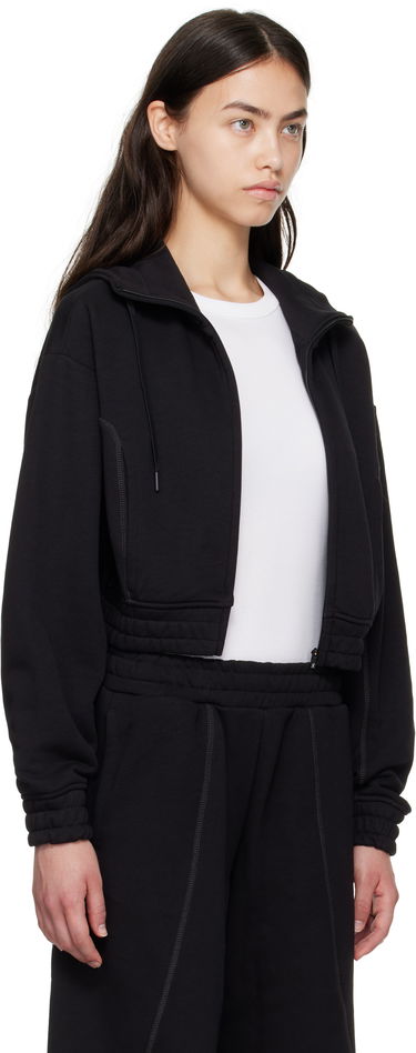 Sweatshirt On Running FKA twigs Edition Cropped Hoodie Svart | 1WF11660553, 4