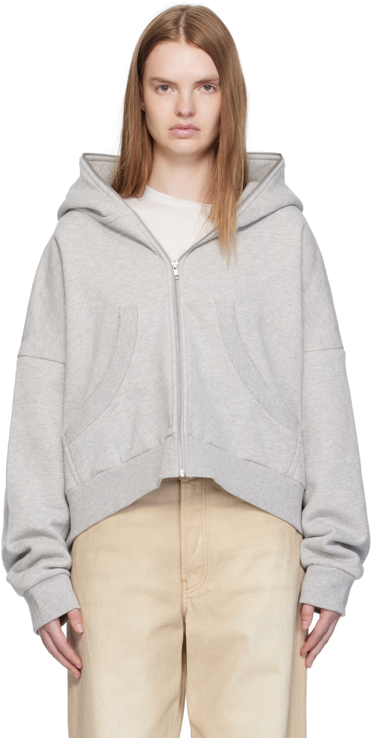 Sweatshirt Entire Studios Entire Studios Eternal Zip Hoodie Grå | ES2202SI, 0