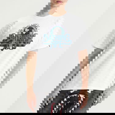 T-shirt BAPE Bathing Ape Garment Logo T-Shirt, Size Small Vit | 001TEL801048M-WHT, 2