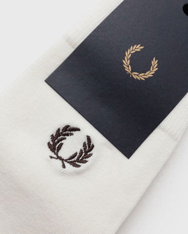 Kläder och accessoarer Fred Perry CLASSIC LAUREL WREATH SOCK Vit | C7135-560, 3