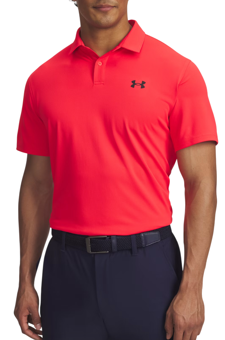 Polotröja Under Armour UA T2G Pique Polo Shirt Röd | 1390123-713, 0