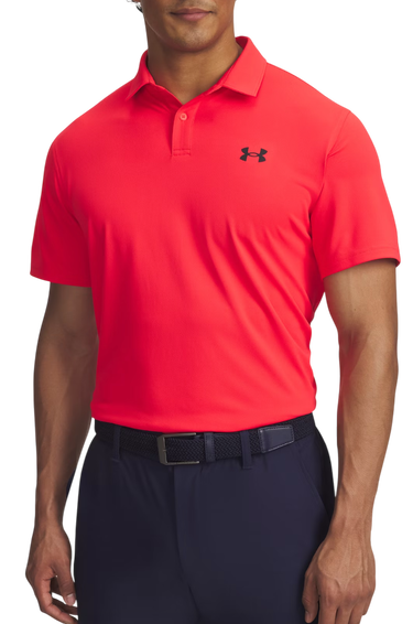 Polotröja Under Armour UA T2G Pique Polo Shirt Röd | 1390123-713, 0