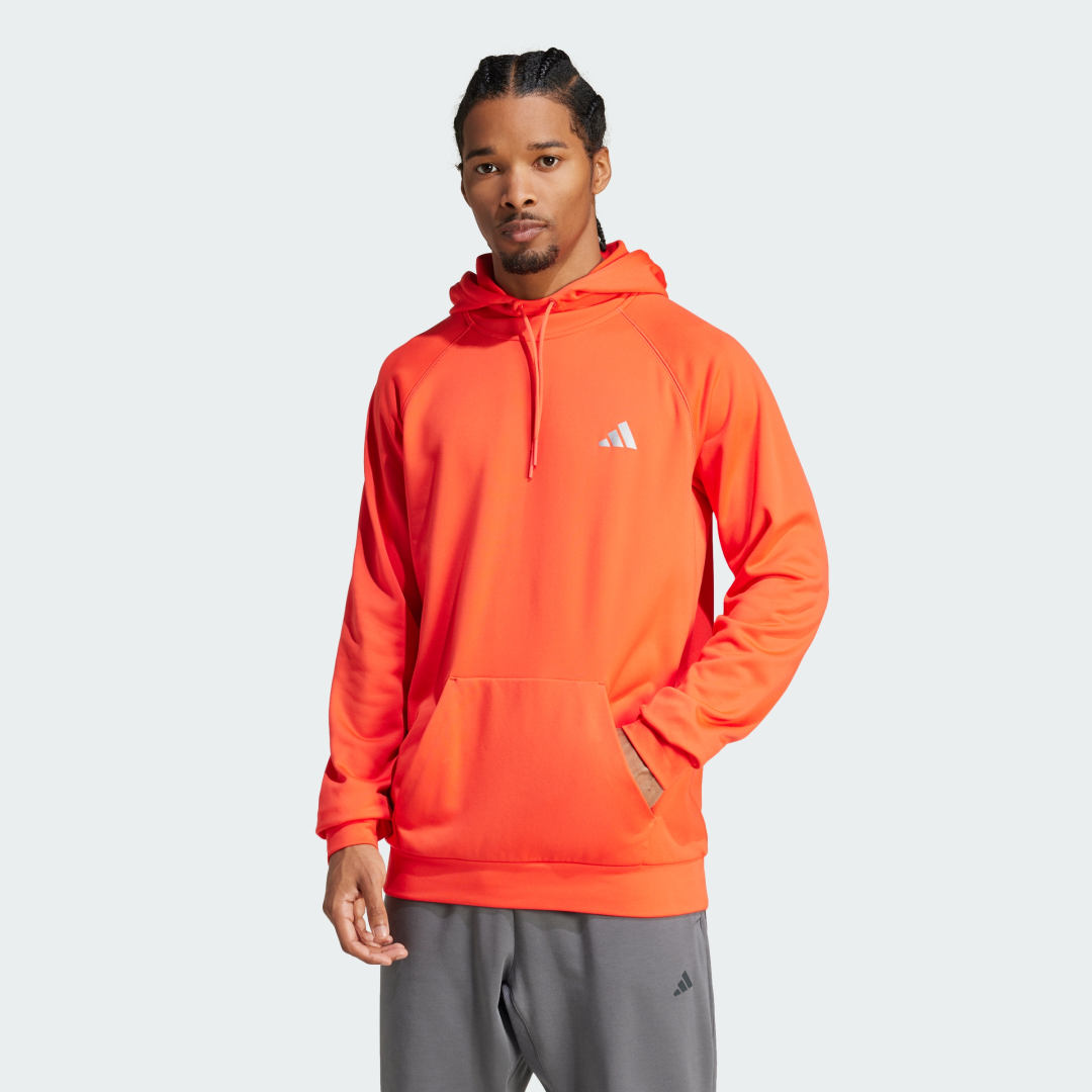 Sweatshirt adidas Performance Game and Go Training Hoodie Orange | IW8393, 0
