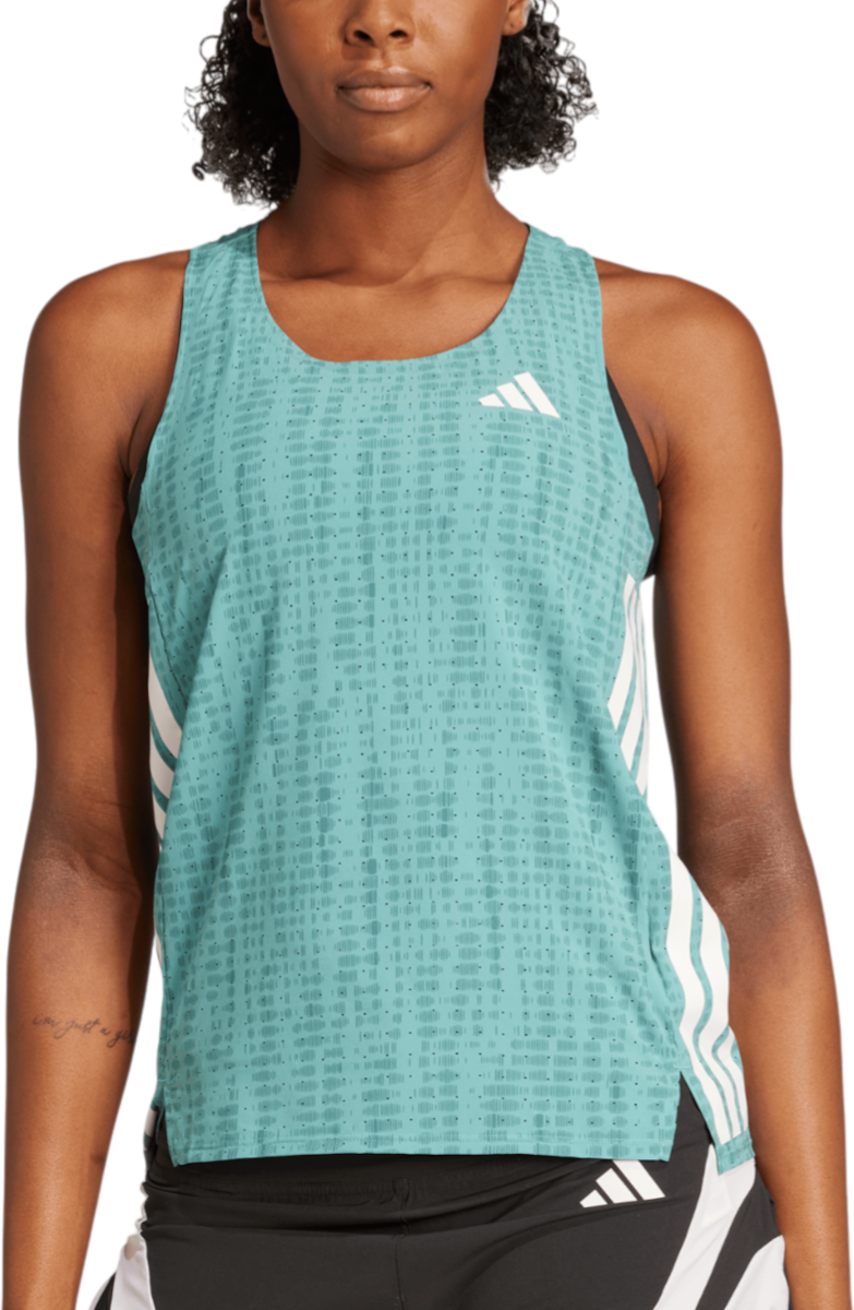 Linne adidas Performance Adizero Tank Top Turkos | jp3776