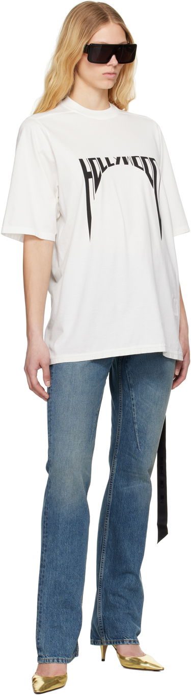 T-shirt Rick Owens Rick Owens DRKSHDW Hollywood Jumbo T-Shirt Vit | DS01E3204 RNEP2, 3