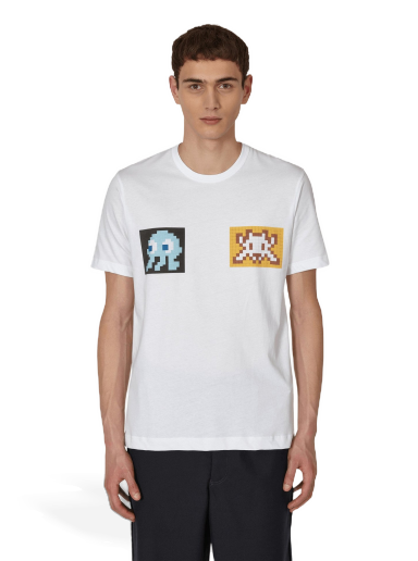 T-shirt Comme des Garçons Invader A-3 T-Shirt Vit | FJ-T001-W22 2