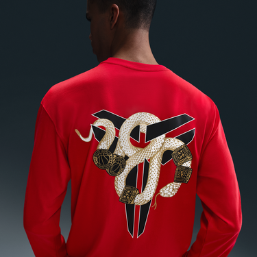 Sweater Nike Kobe Max90 Long Sleeve Tee Röd | IB0241-657, 3